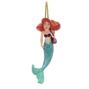 2023 Disney Parks Princess Ariel Tangled 4" Porcelain Christmas Ornament - NEW